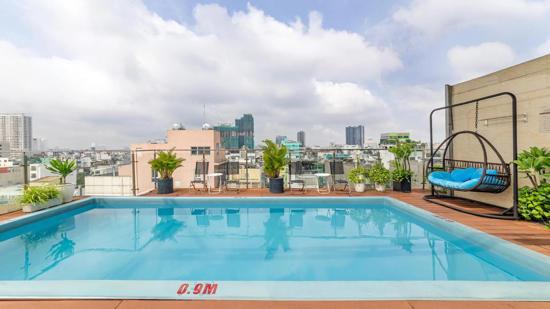 호치민 A25 호텔 - 29 레 티 홍 감 3성급 호텔 전망