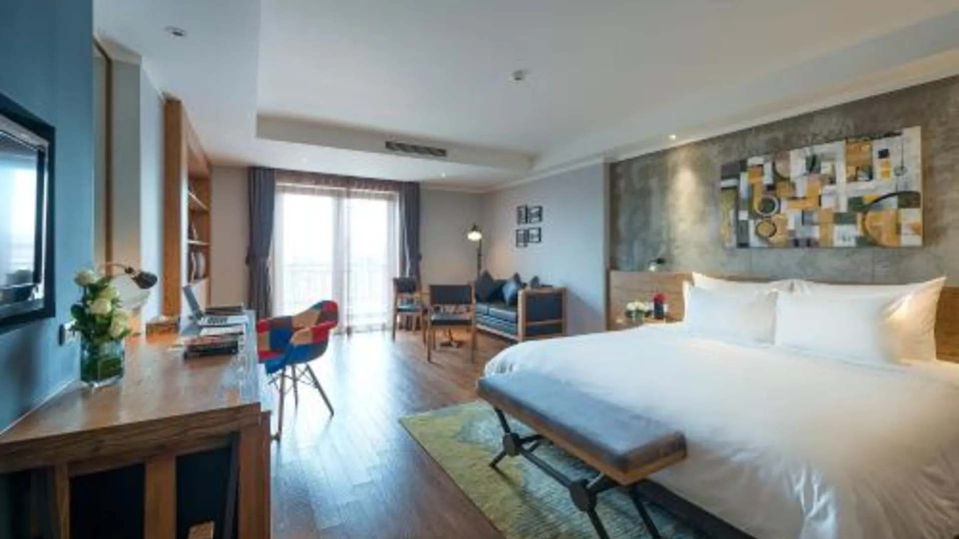 하노이 비스포크 트렌디 호텔 하노이 호텔 4성급 호텔 전망