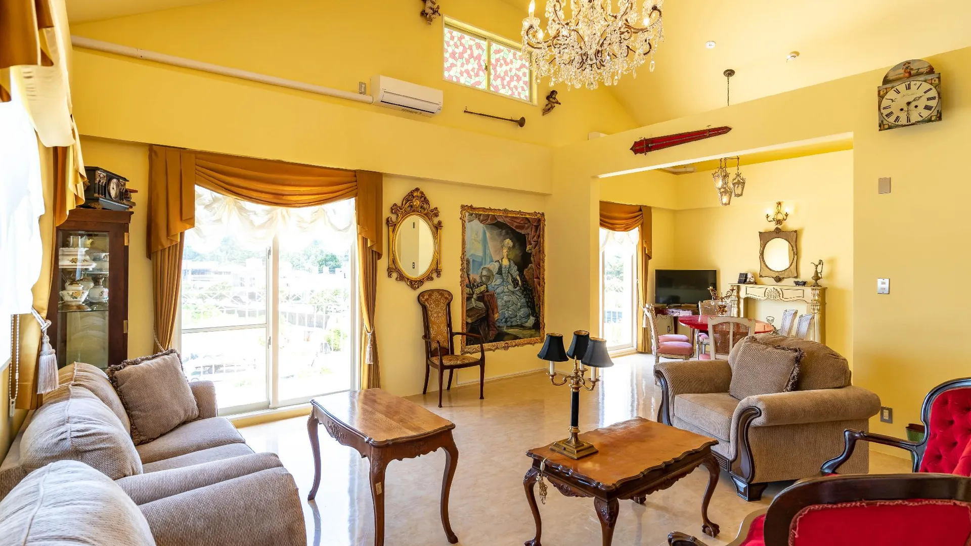 오키나와 본섬 아니베르사리오 비치프론트 풀 앤 BBQ 테라스 포함의 카시베쓰소 5성급 게스트하우스 스위트룸