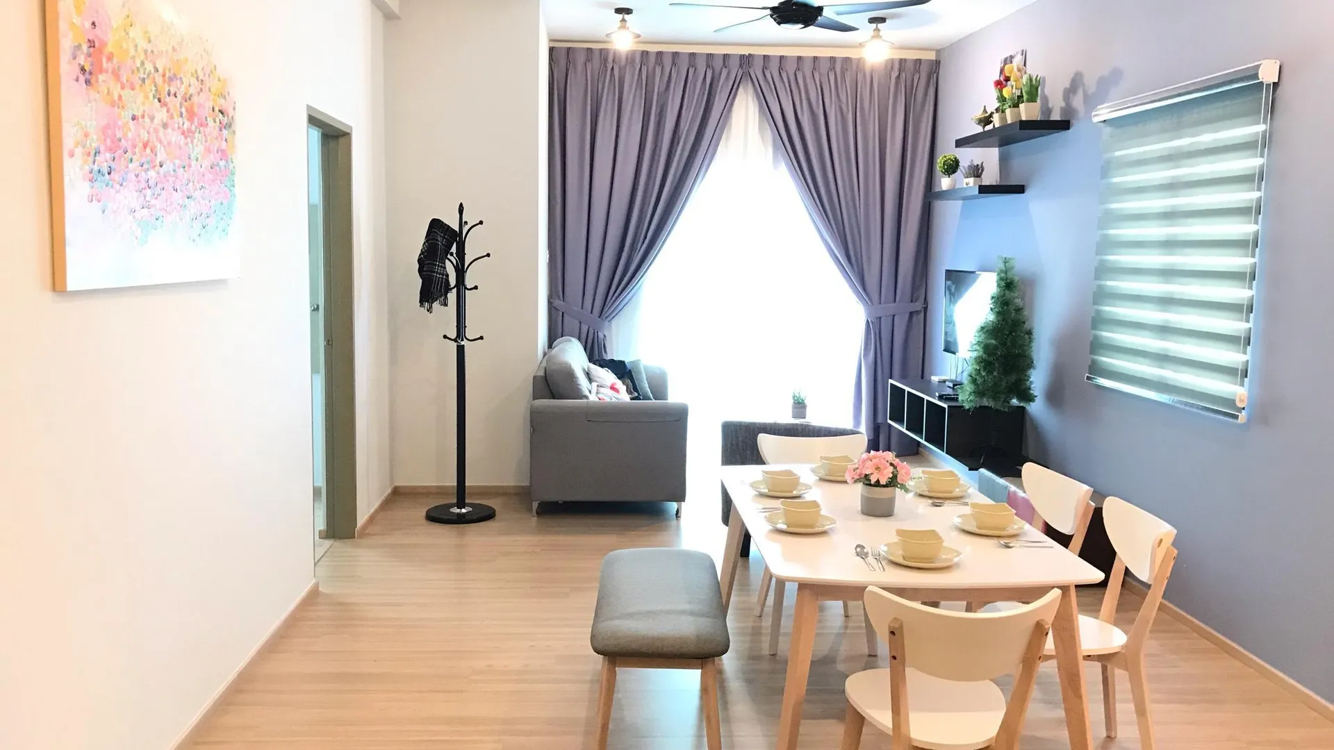 카메론 하일랜즈 타나 라타의 아파트먼트 (983m², 침실 3개, 프라이빗 욕실 2개) 2성급 싱글룸 전망