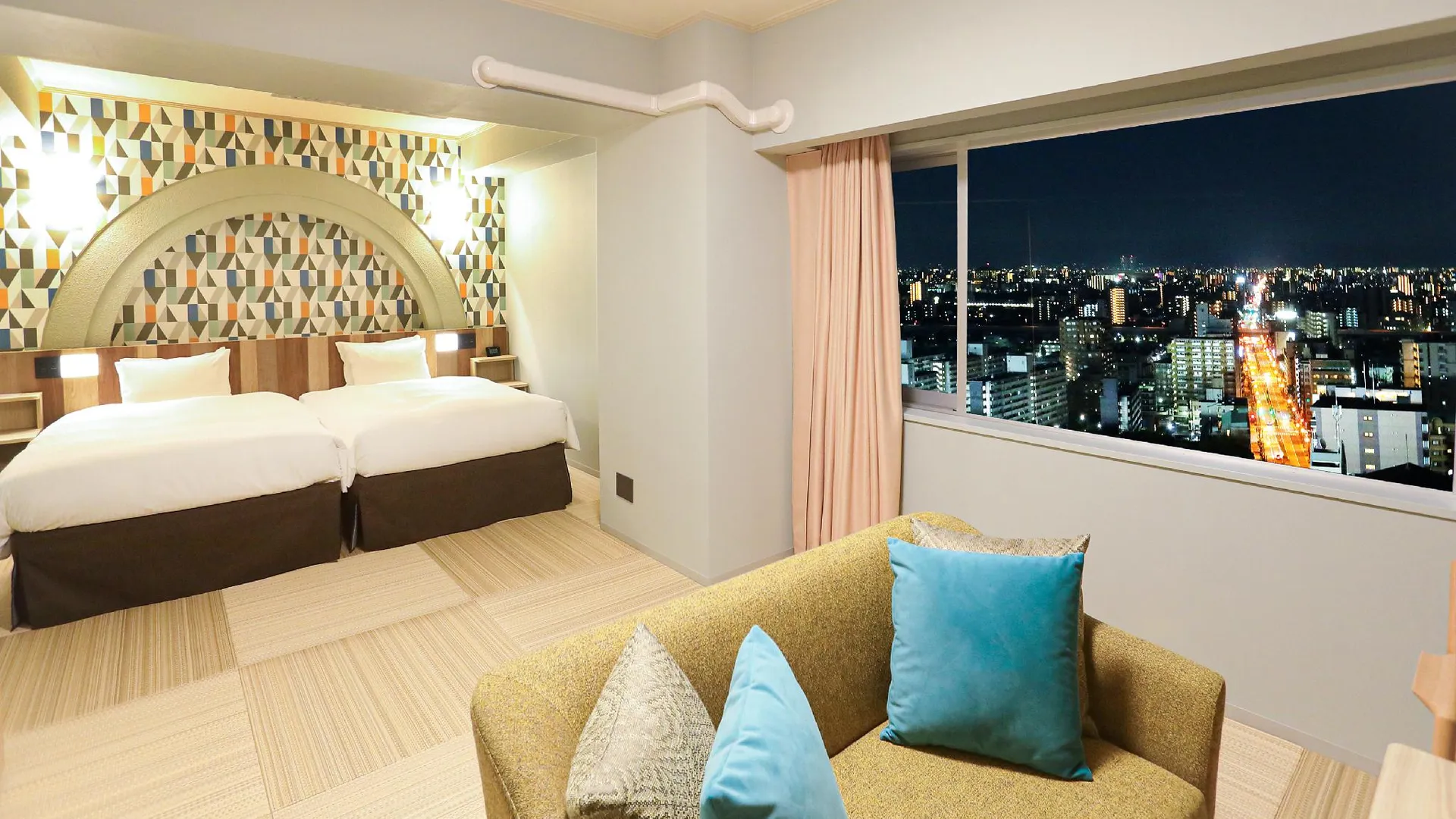 오사카 히요리 호텔 오사카 스미노에코엔 스테이션 3성급 호텔 스위트룸