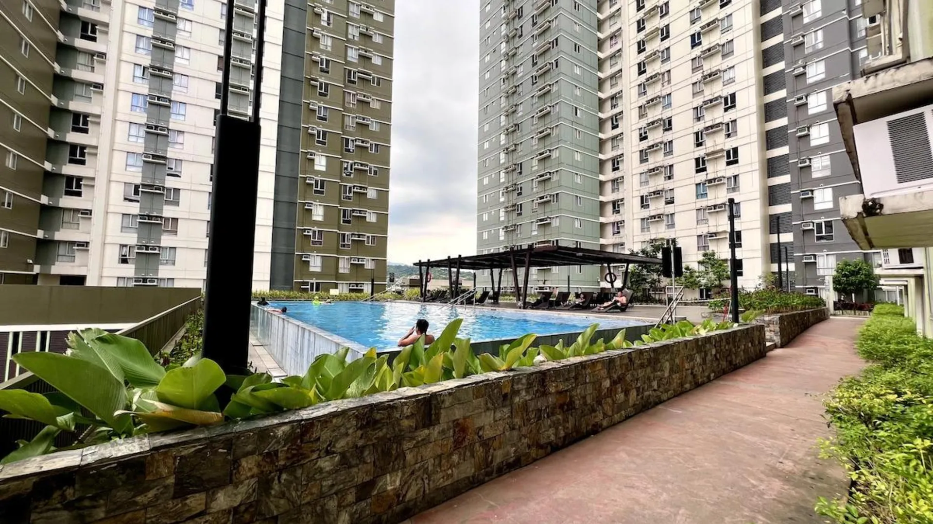 세부 아파스의 프라이빗 하우스 (m², 침실 1개, 프라이빗 욕실 1개) 2성급 싱글룸 전망