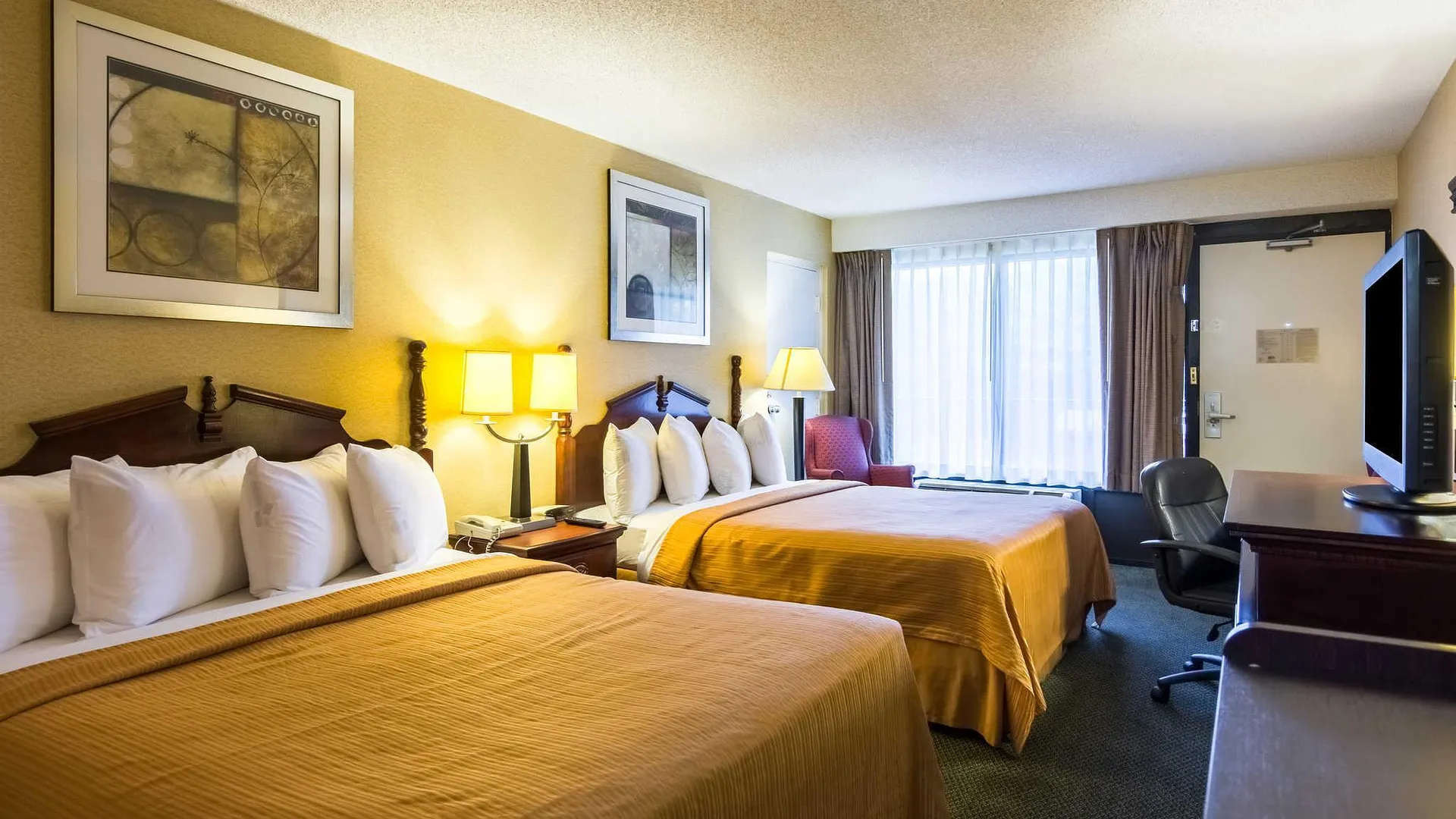 머내서스 (VA) Quality Inn Manassas 2성급 호텔 전망