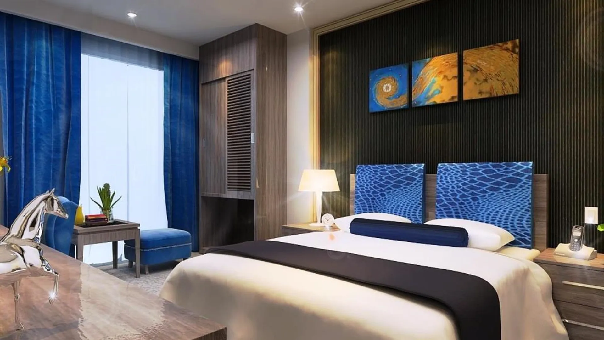 호치민 아이리스 호텔 사이공 3성급 호텔 스위트룸