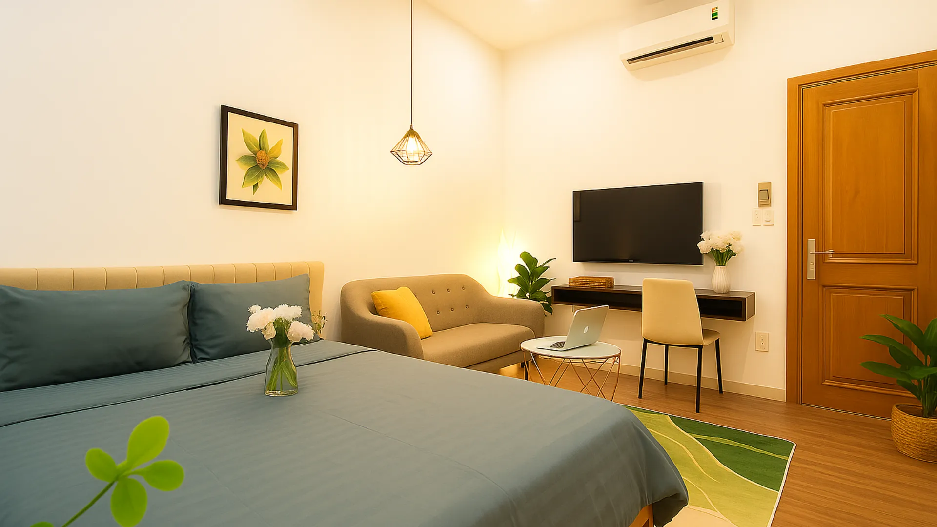 호치민 M 홈 사이공 3성급 호텔 스위트룸