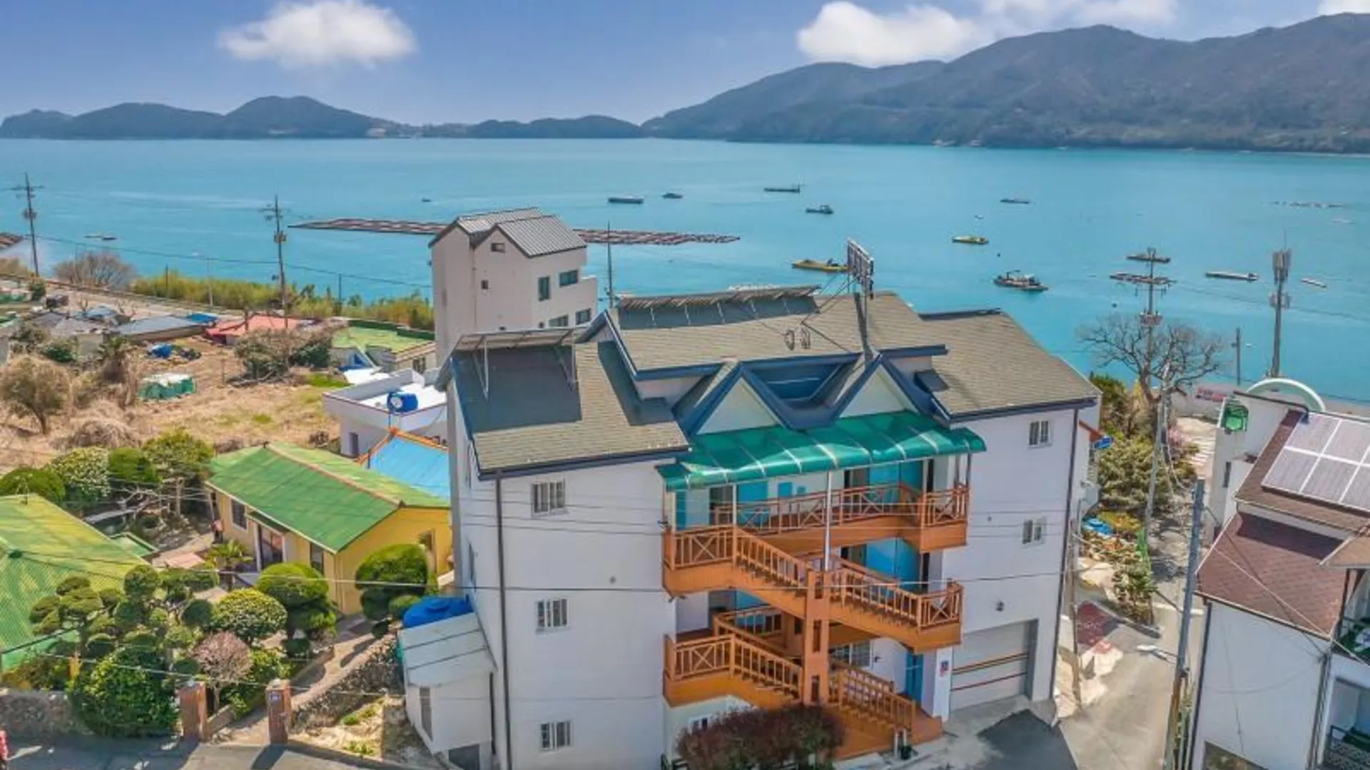 거제 거제도 뉴행복펜션 (몽돌 해수욕장) 1성급 게스트하우스 레스토랑