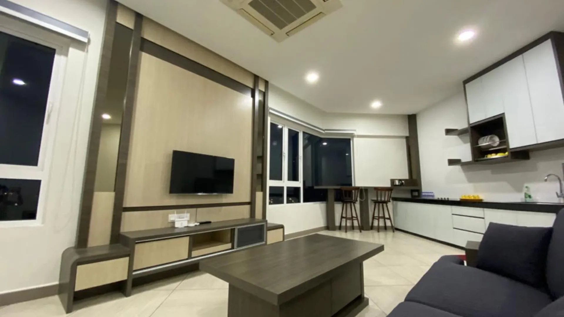 이포 캄풍 자와의 아파트먼트 (94m², 침실 2개, 프라이빗 욕실 2개) 4성급 싱글룸 객실