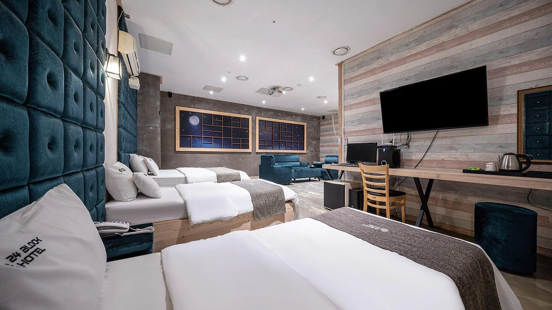 수원 수원시청역 블럭 24 호텔 스위트룸