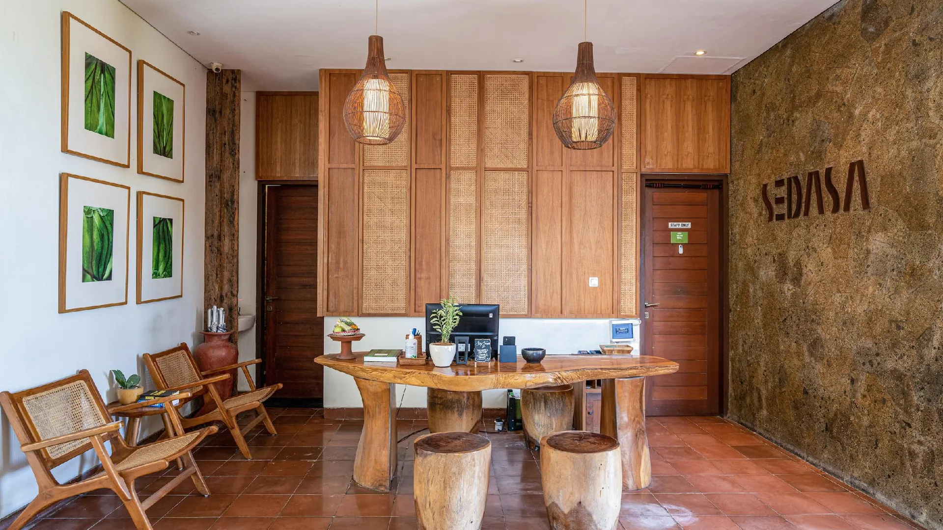 발리 세다사 로지 3성급 호텔 레스토랑