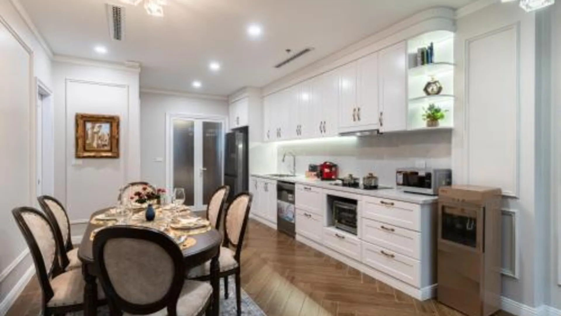 하노이 럭스 파라다이스 레지던스 쑤언 지에우 4성급 호텔 로비