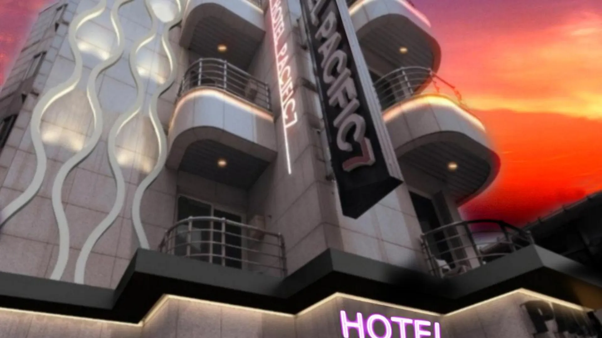 평택 퍼시픽7 호텔 3성급 호텔 외관