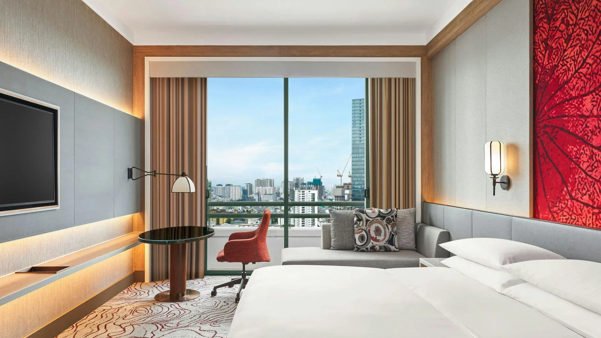 호치민 쉐라톤 사이공 그랜드 오페라 호텔 5성급 호텔 스위트룸