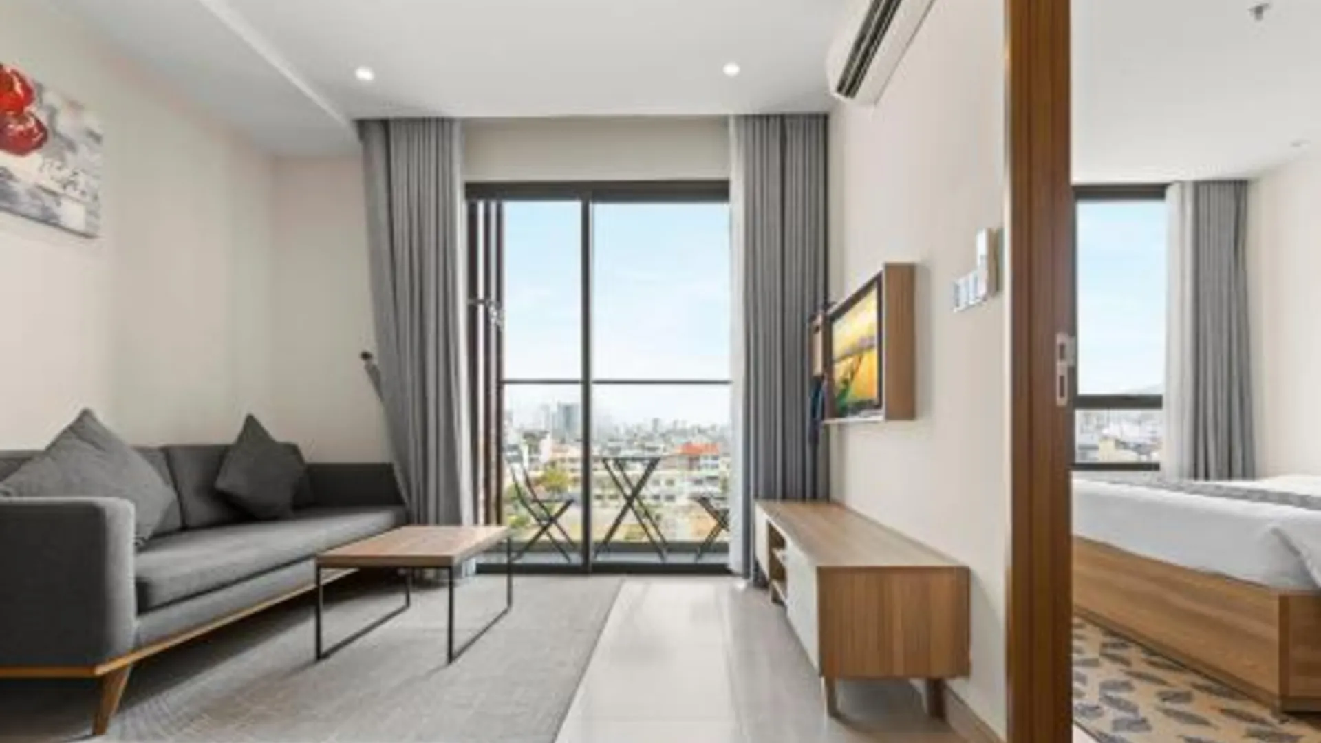 다낭 다낭 문 빌라 앤 아파트먼트 4성급 호텔 전망