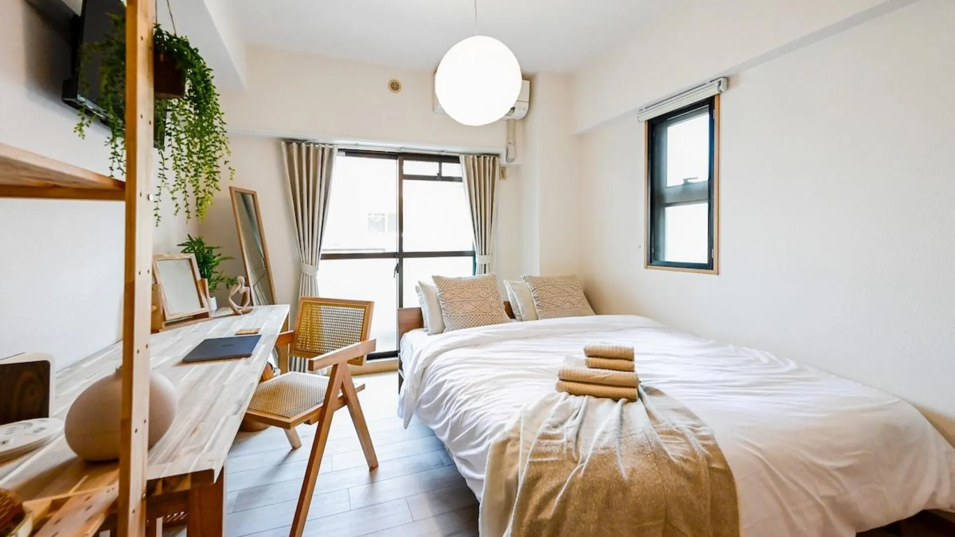 후쿠오카 New! Room 401 Japandi loft in Prime Location 3성급 게스트하우스 스위트룸