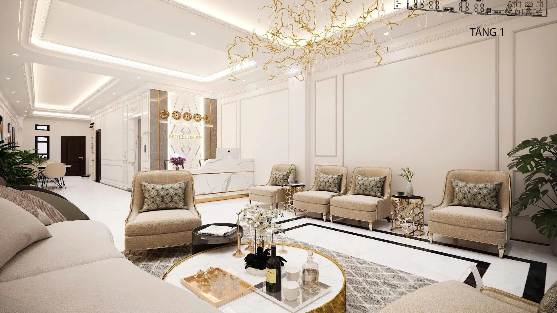 하노이 체미 하노이 에어포트 호텔 3성급 호텔 로비