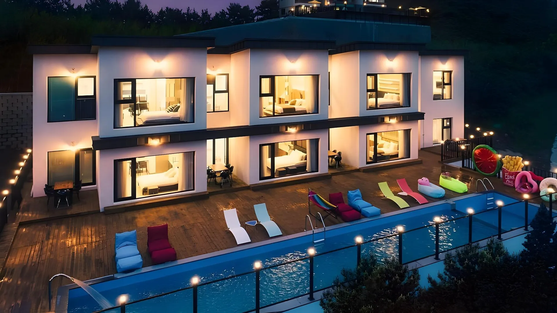 가평 가평 카사레스 2성급 게스트하우스 전망