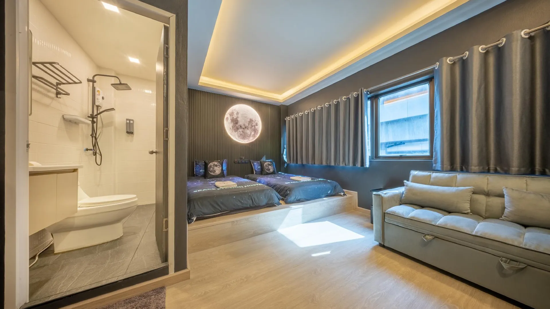 방콕 스페이스 스테이션 호스텔 2성급 호텔 스위트룸