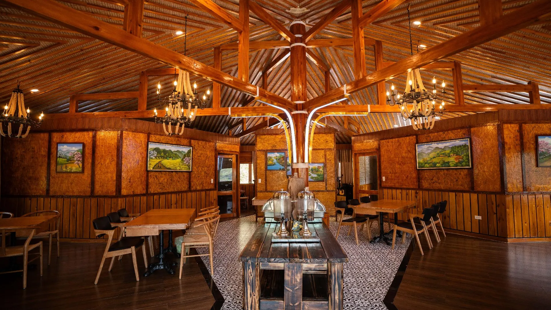 사파 시나이 방갈로 앤 호텔 사파 5성급 게스트하우스 로비