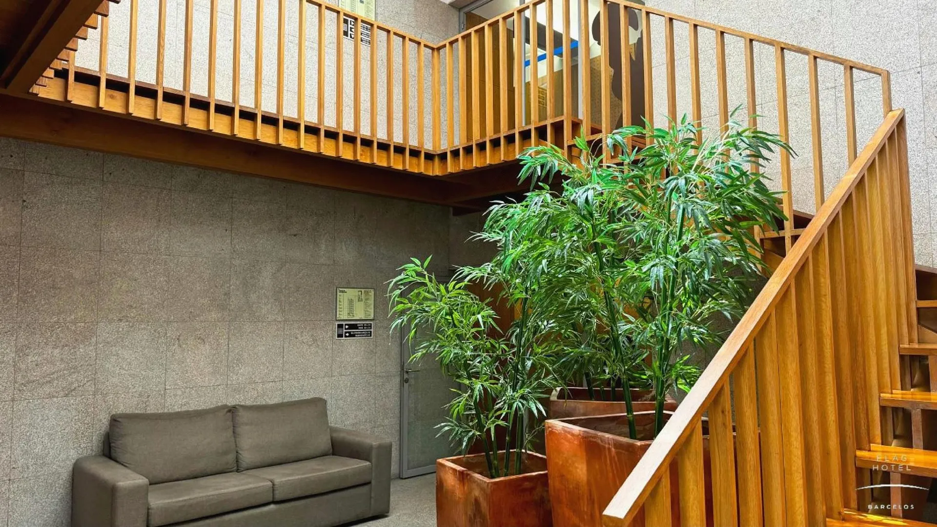 바르셀로스 Flag Hotel Barcelos 3성급 호텔 로비