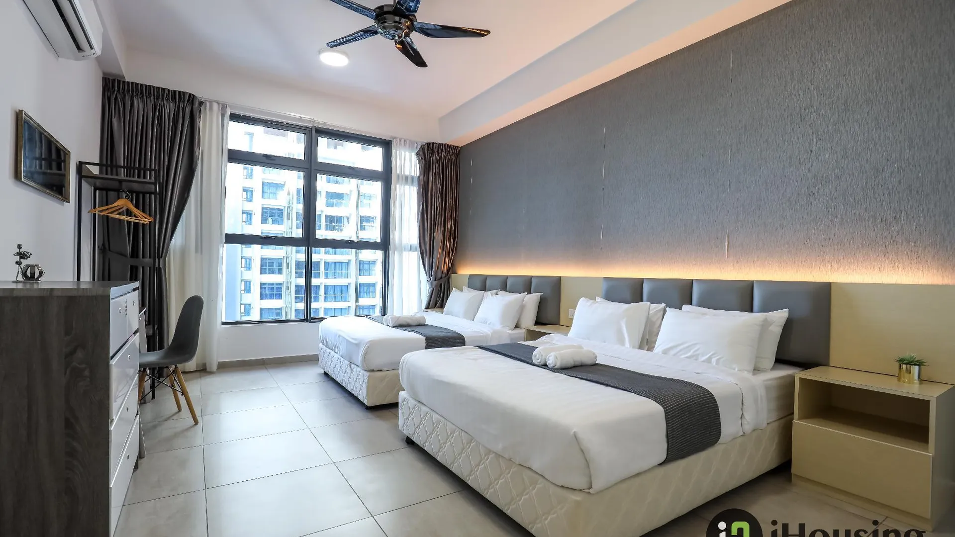 말라카 말라카 시내의 아파트먼트 (858m², 침실 2개, 프라이빗 욕실 2개) 4성급 싱글룸 객실