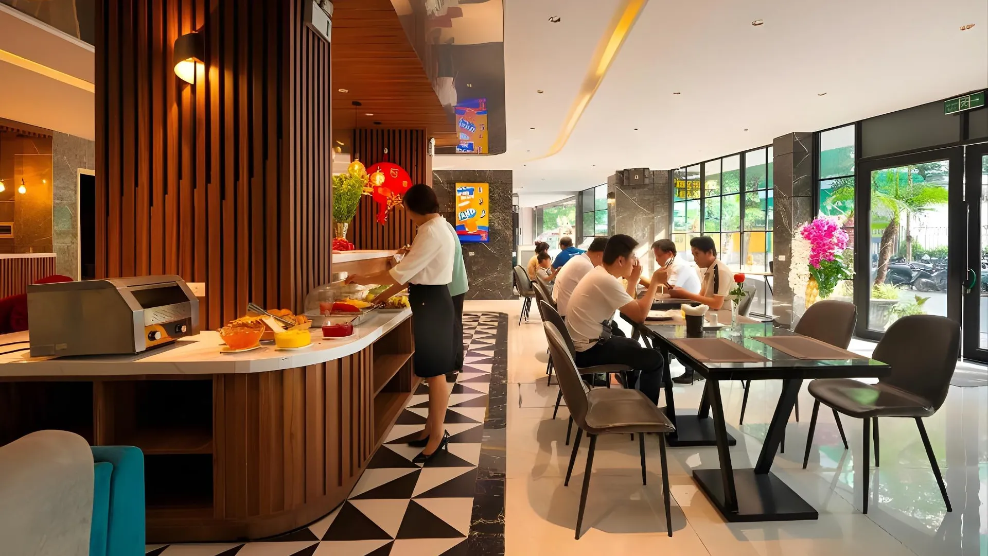 하노이 하노이 핑 럭셔리 호텔 3성급 호텔 외관