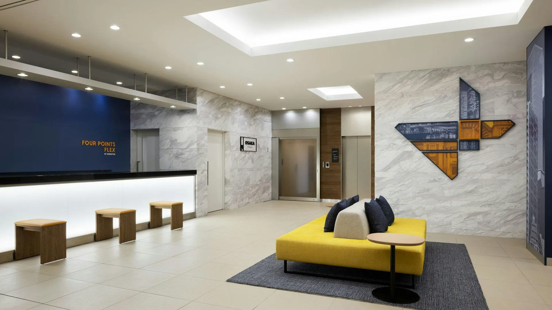 오사카 포 포인츠 플렉스 바이 쉐라톤 오사카 기타하마 3성급 호텔 외관