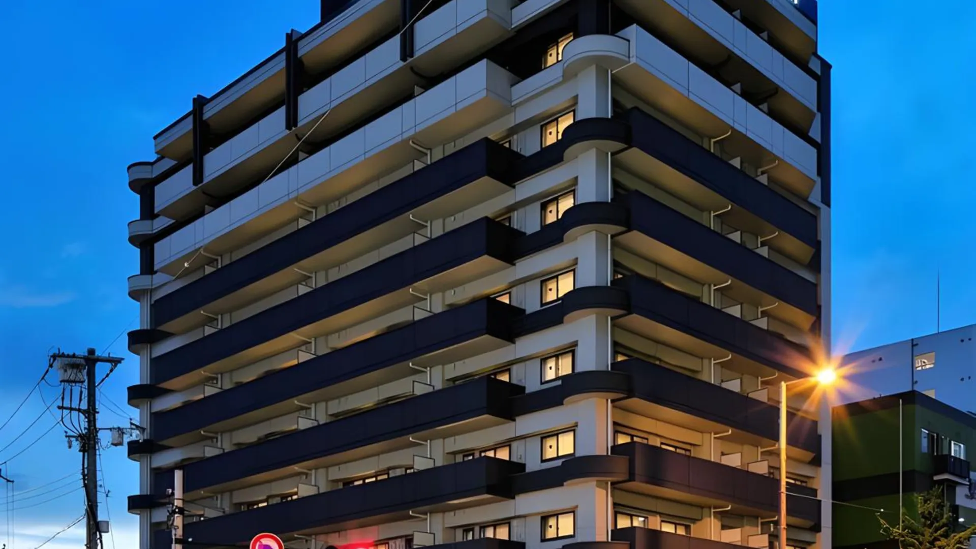 오사카 오스테이 버밀리언 남바 4성급 호텔 객실