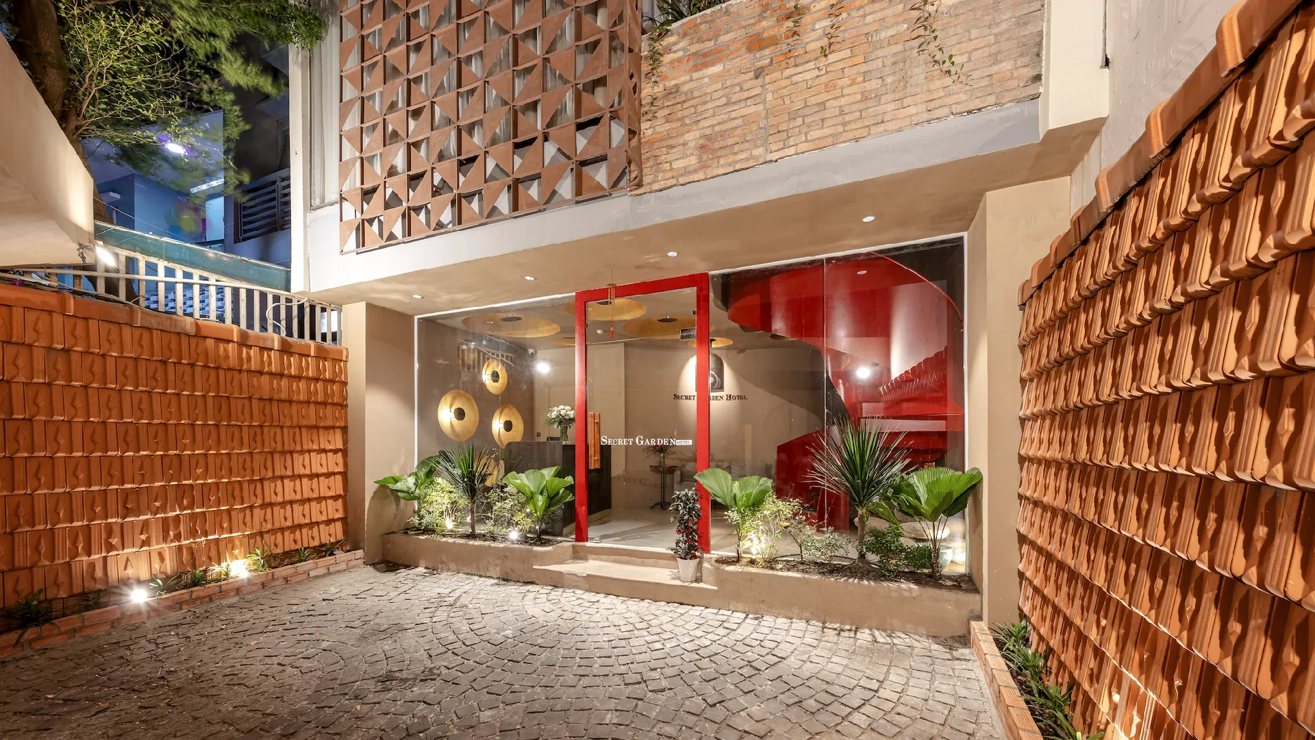 호치민 시크릿 가든 호텔 1성급 호텔 수영장