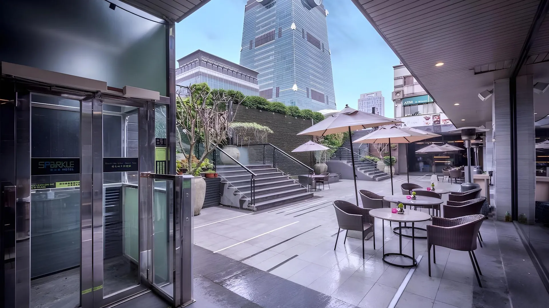 타이베이 타이베이 101 스파클 호텔 3성급 호텔 레스토랑