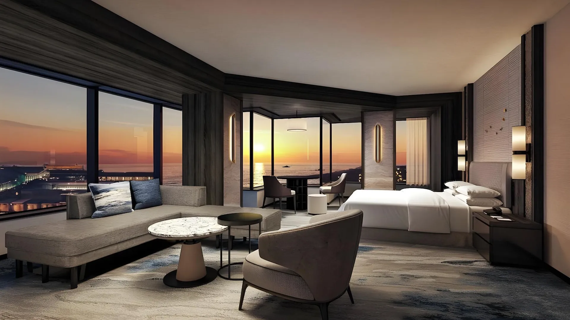 오사카 그랜드 프린스 호텔 오사카 베이 5성급 호텔 스위트룸