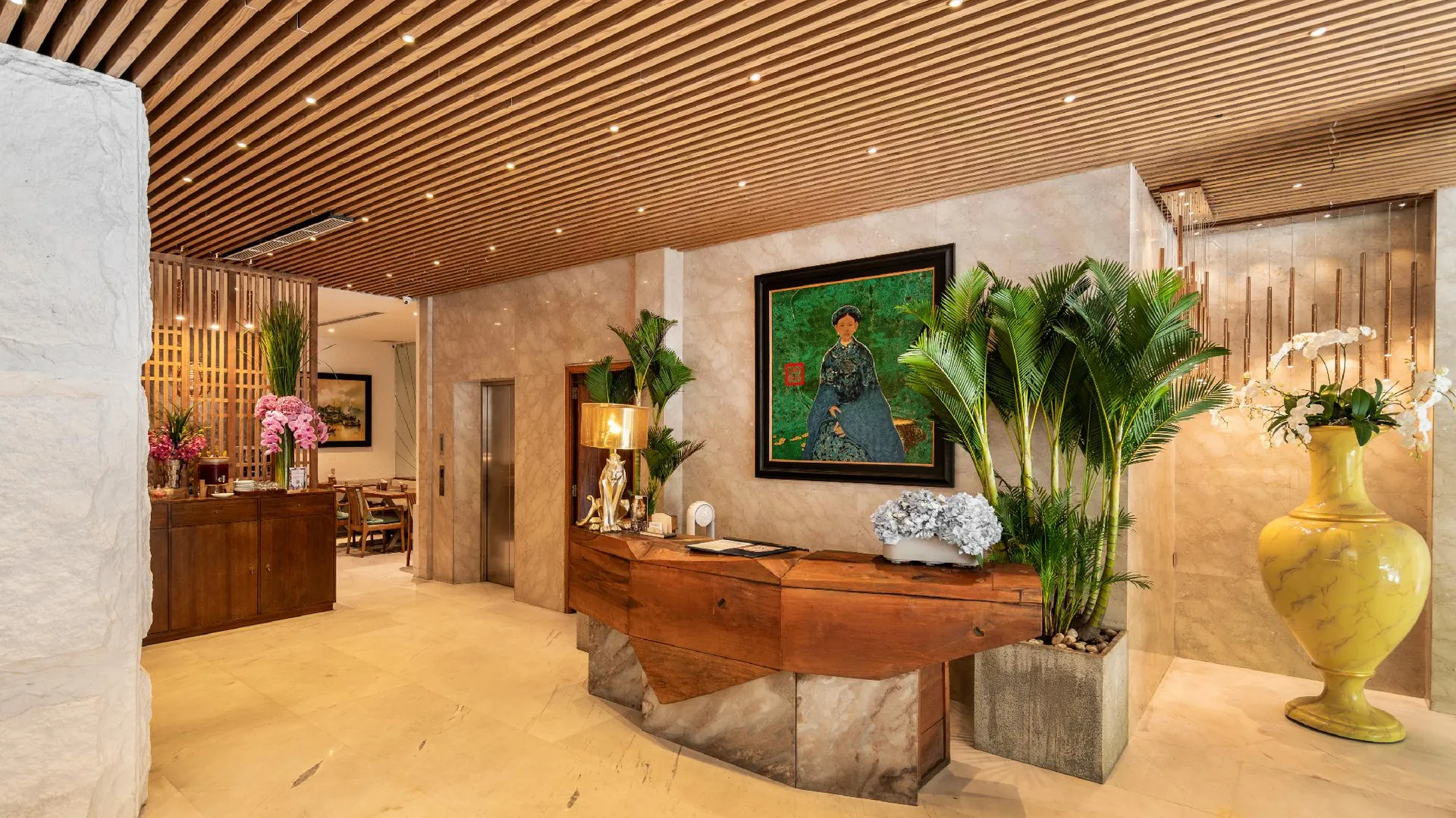 호치민 A&Em 아트 호텔 4성급 호텔 전망