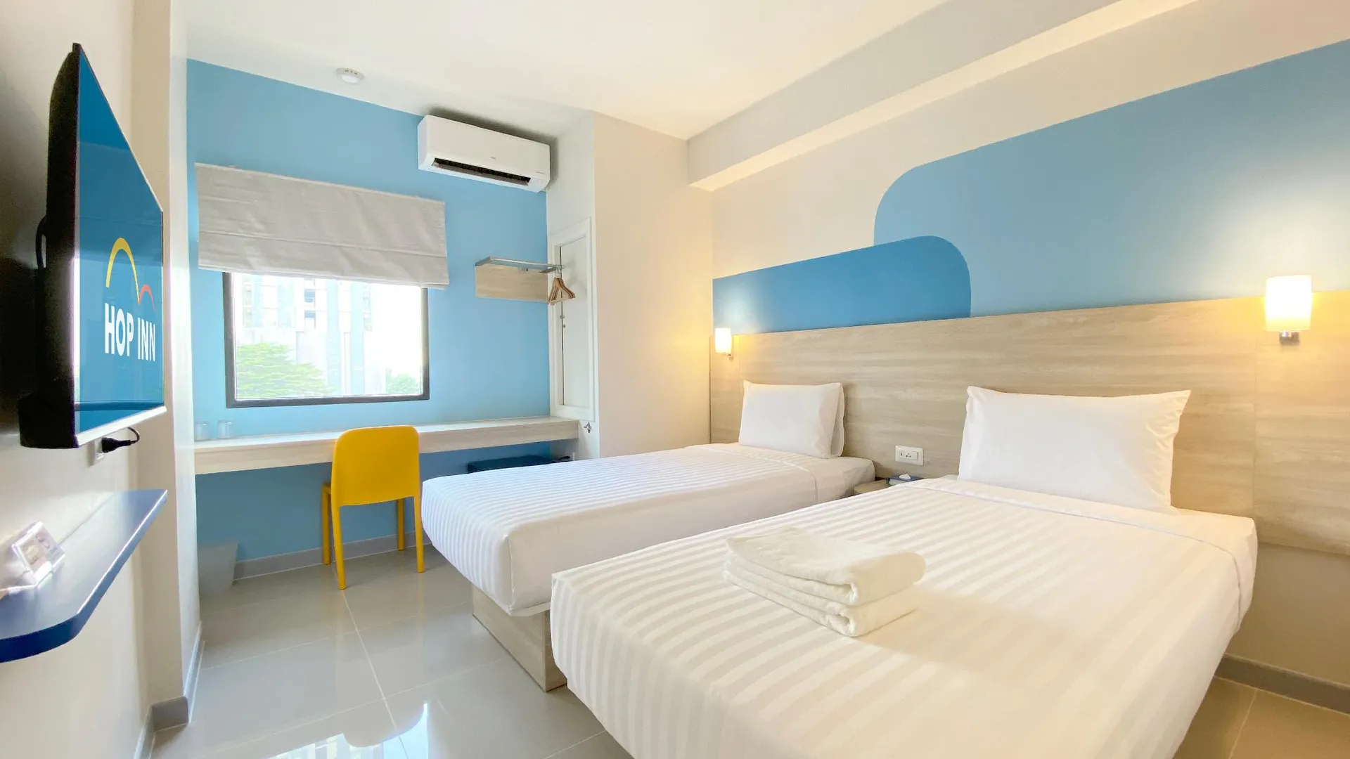 방콕 홉 인 방콕 크룽 톤부리 스테이션 2성급 호텔 전망