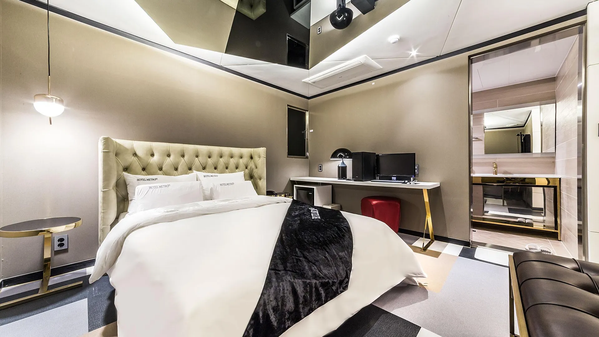 서울 사당 메트로21 2성급 호텔 객실