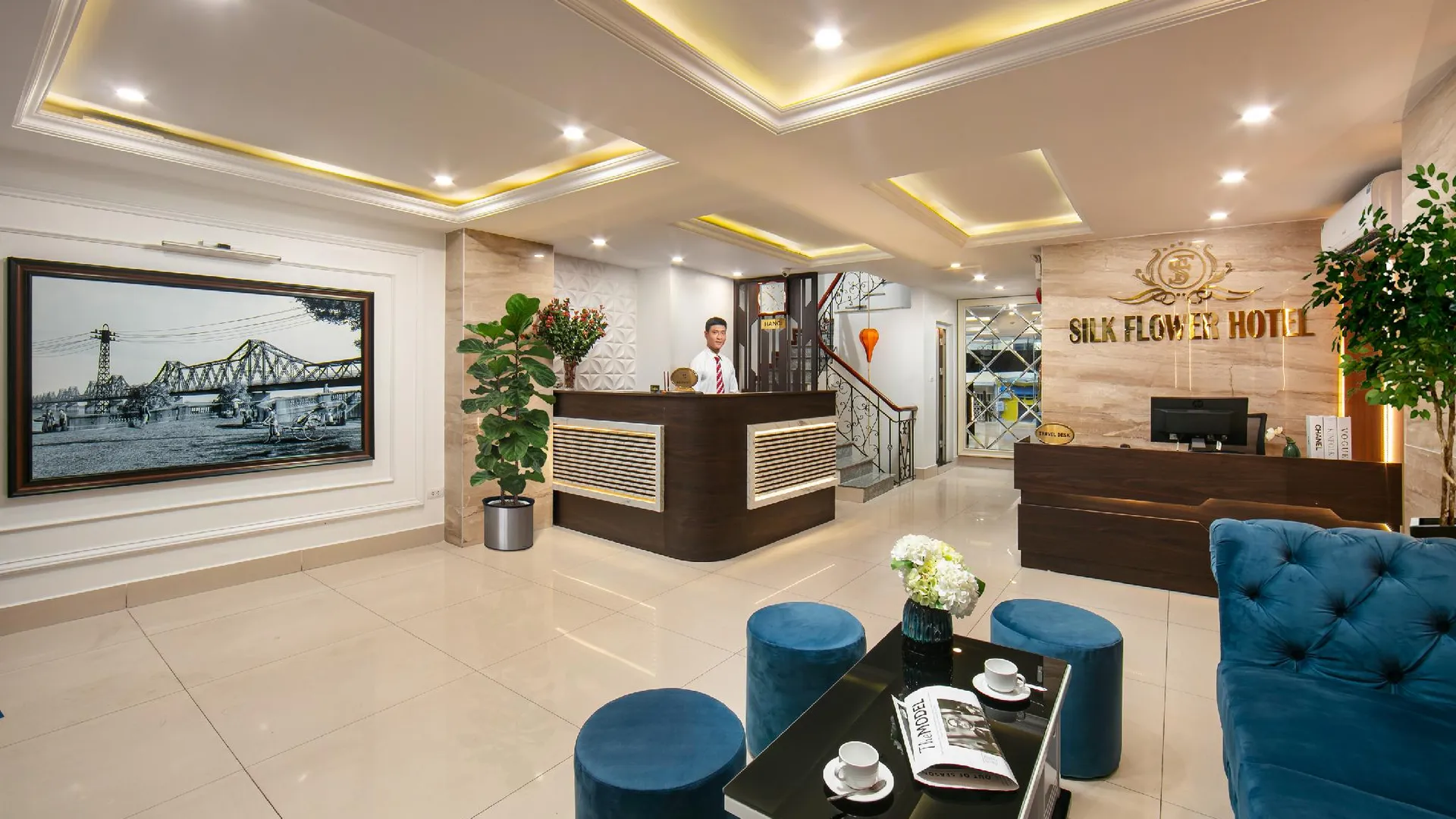 하노이 실크 플라워 호텔 3성급 호텔 객실