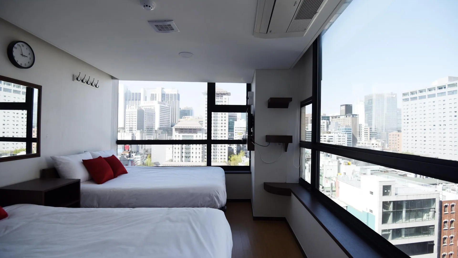 서울 57 명동 호스텔 1성급 호텔 전망