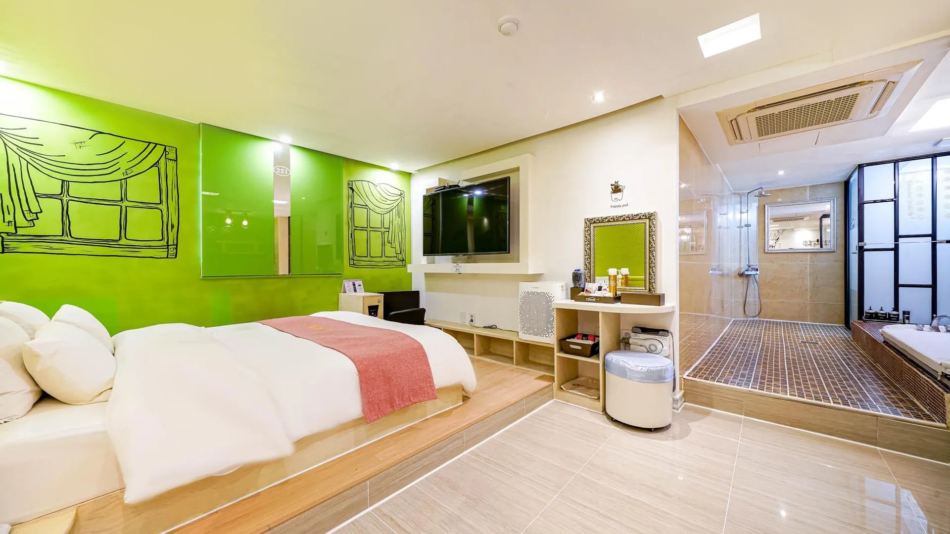 울산 울산 영남알프스 G7 2성급 호텔 객실