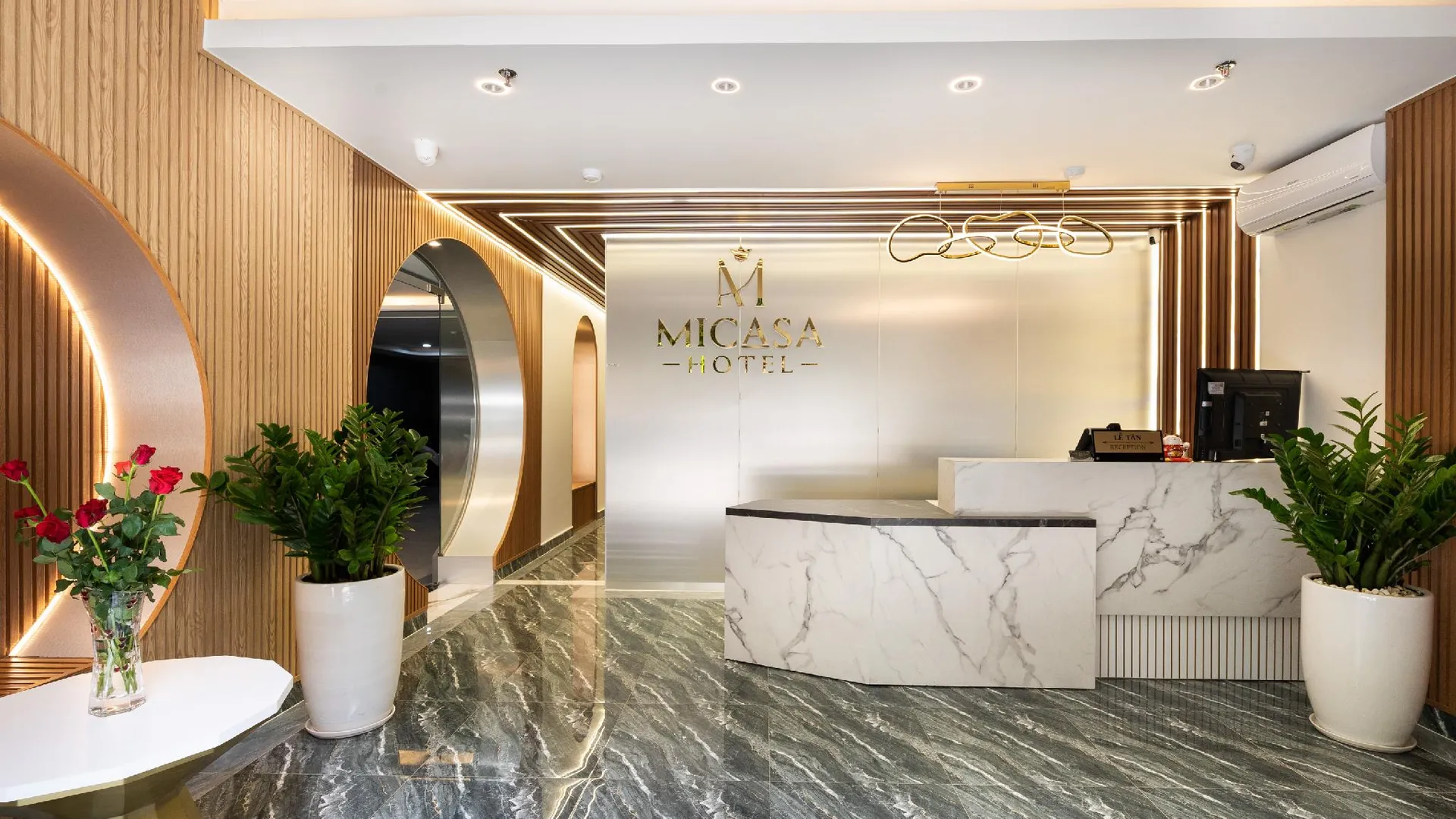 호치민 미카사 호텔 3성급 호텔 로비