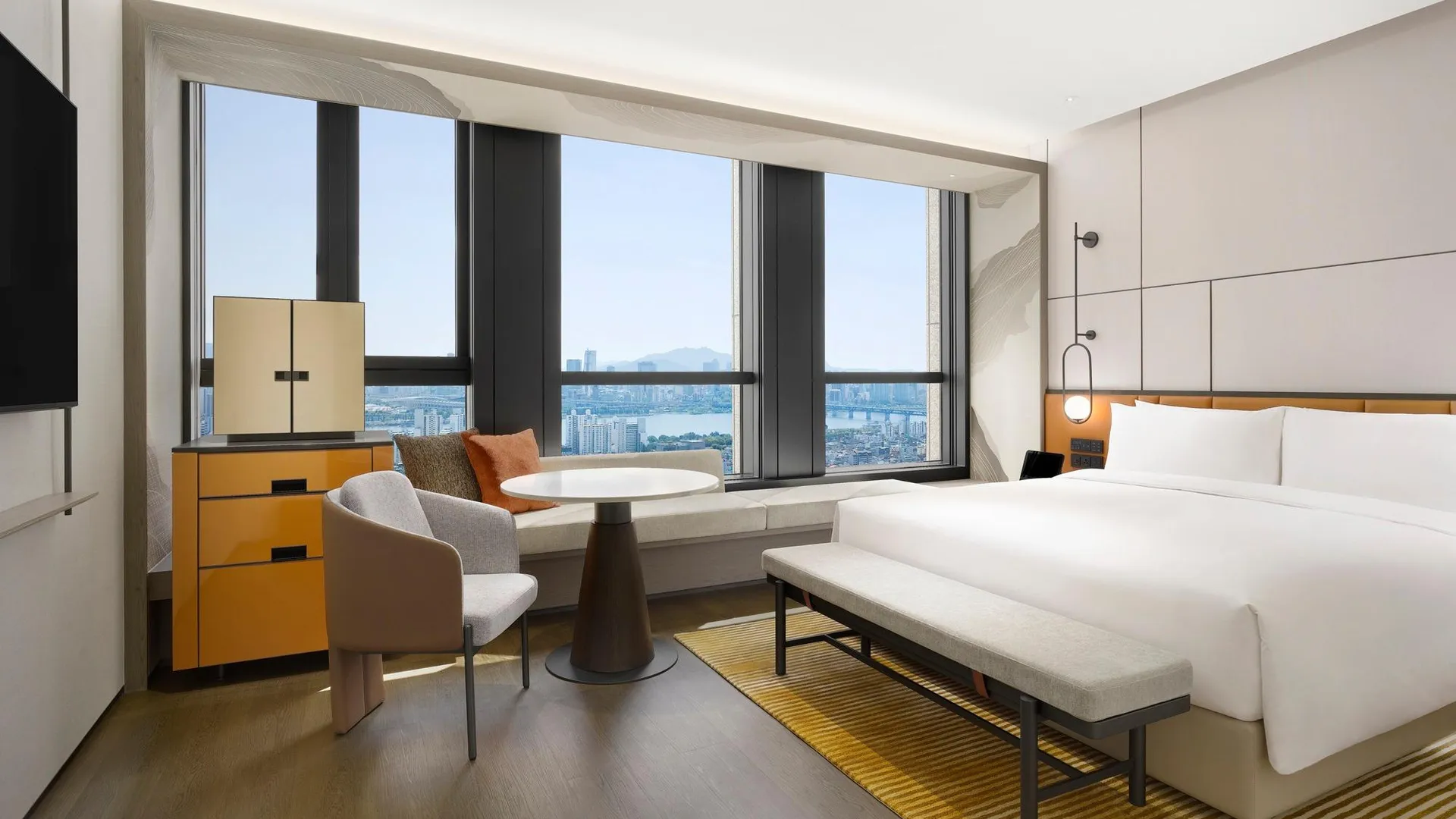 서울  풀만 앰배서더 서울 이스트폴 5성급 호텔 스위트룸