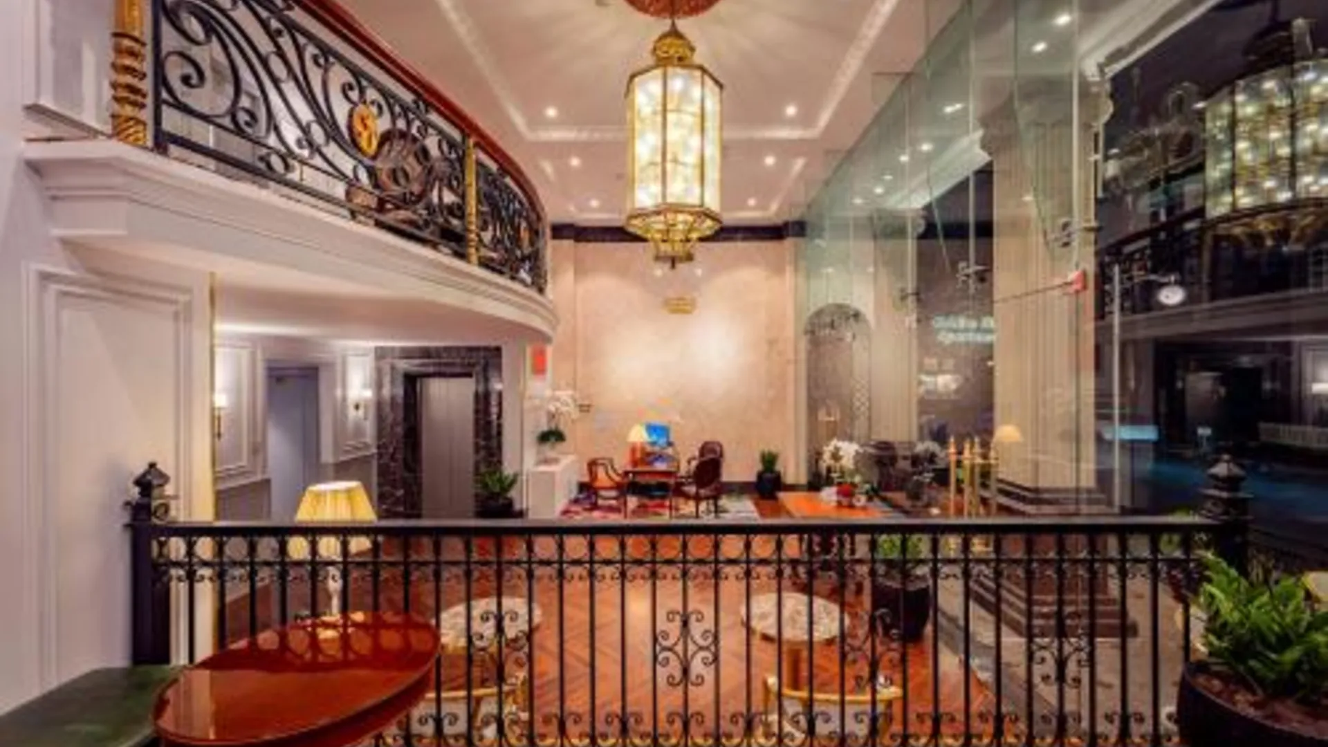 호치민 골든 스타 아파트먼트 앤 호텔 5성급 호텔 로비