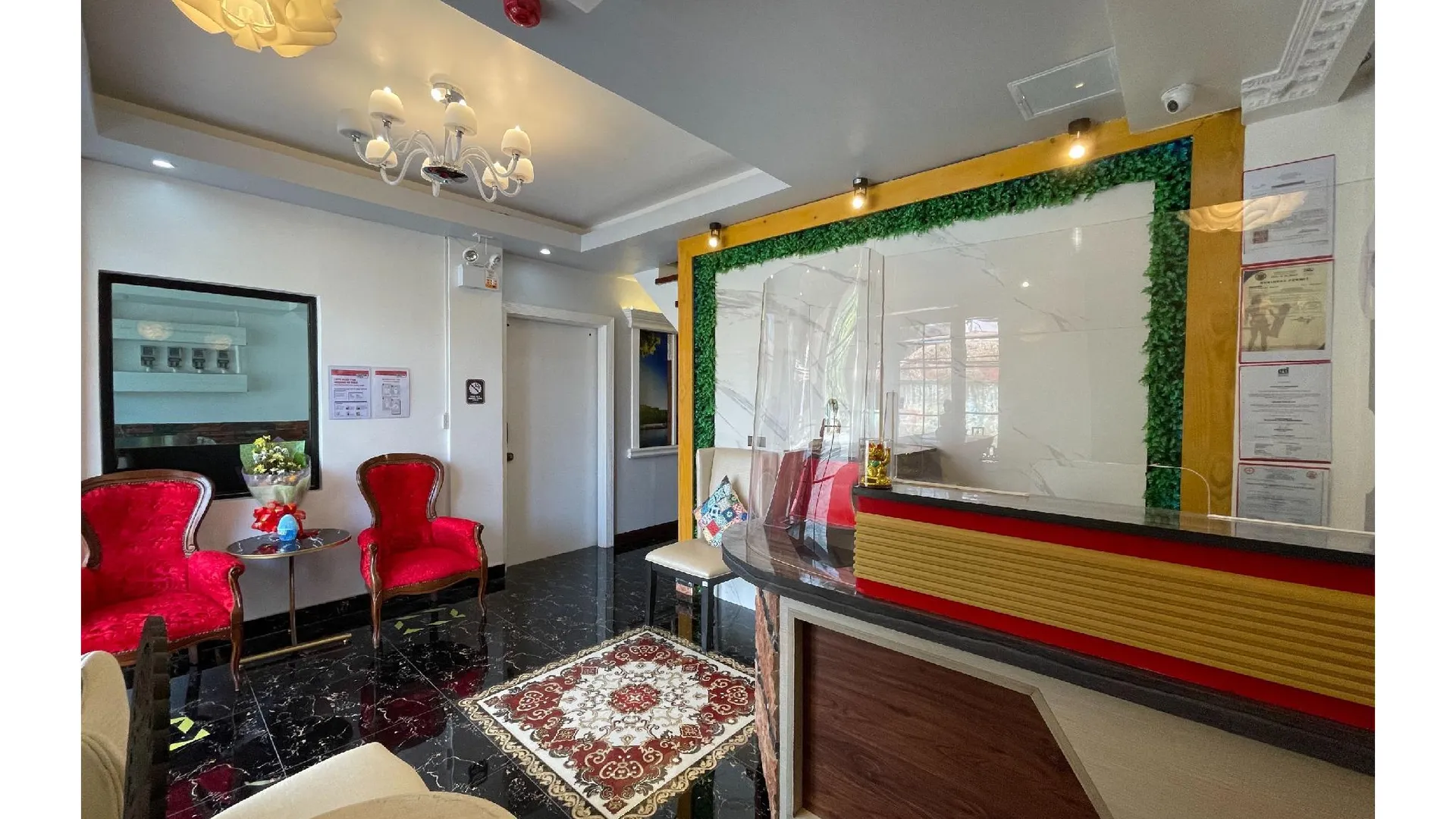 세부 OYO 685 K 포춘 아파텔 2성급 호텔 레스토랑