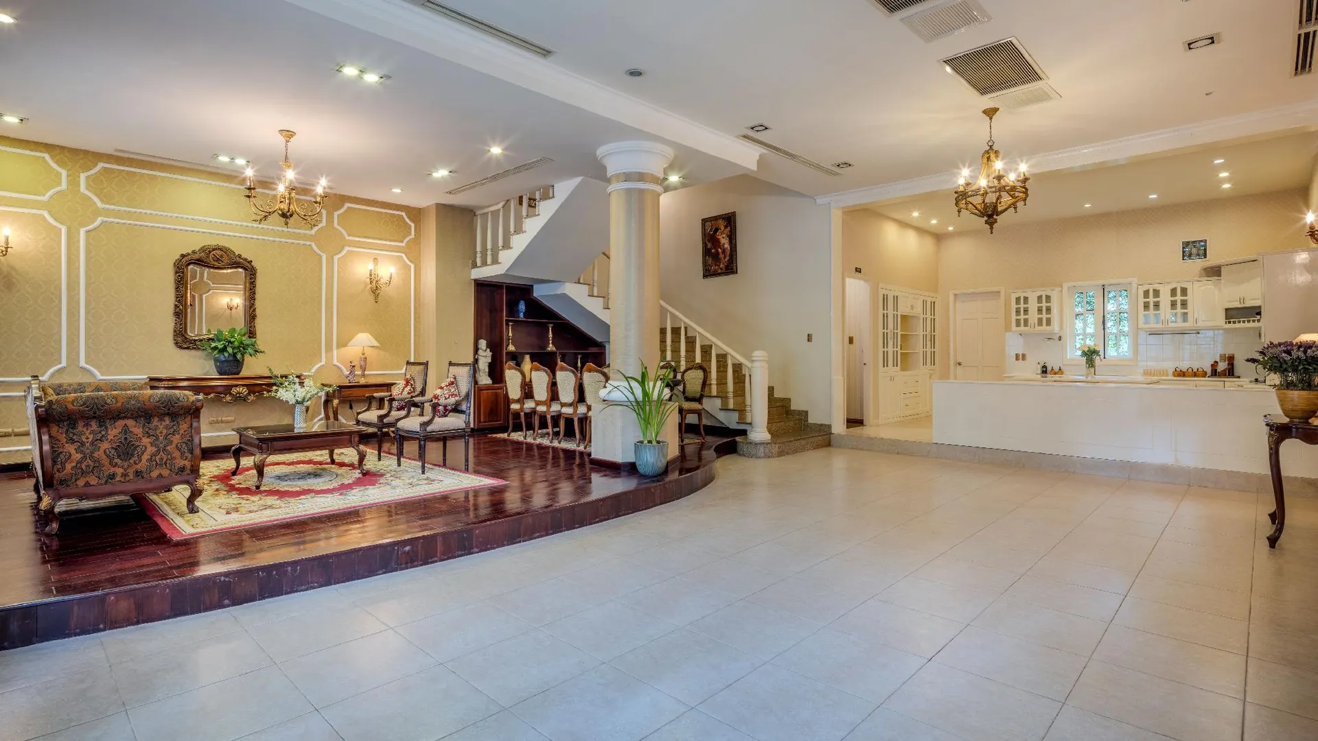 호치민 히든 맨션 사이공 리조트 4성급 호텔 로비