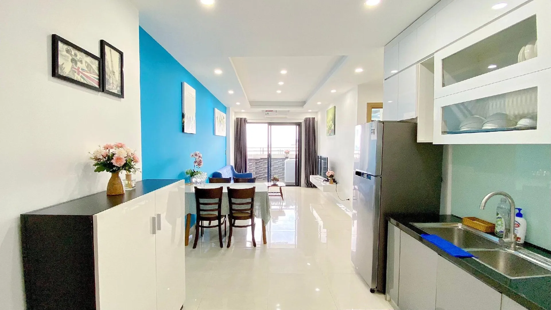 다낭 프억 미의 아파트먼트 (70m², 침실 2개, 프라이빗 욕실 2개) 5성급 게스트하우스 수영장