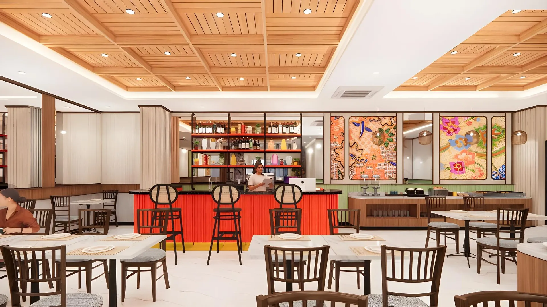 마카사르 d'primahotel Airport Sultan Hasanuddin Makassar 3성급 호텔 로비