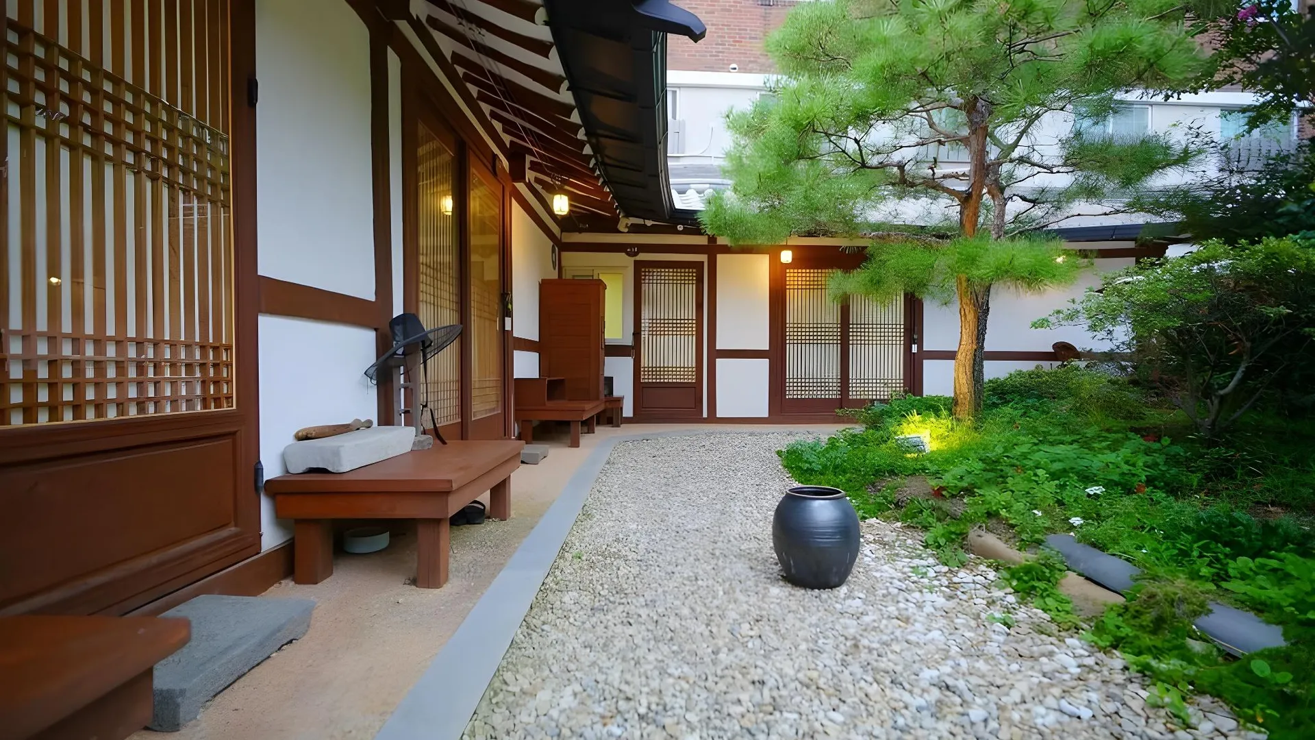 전주 마당 예쁜집 펜션 1성급 게스트하우스 레스토랑