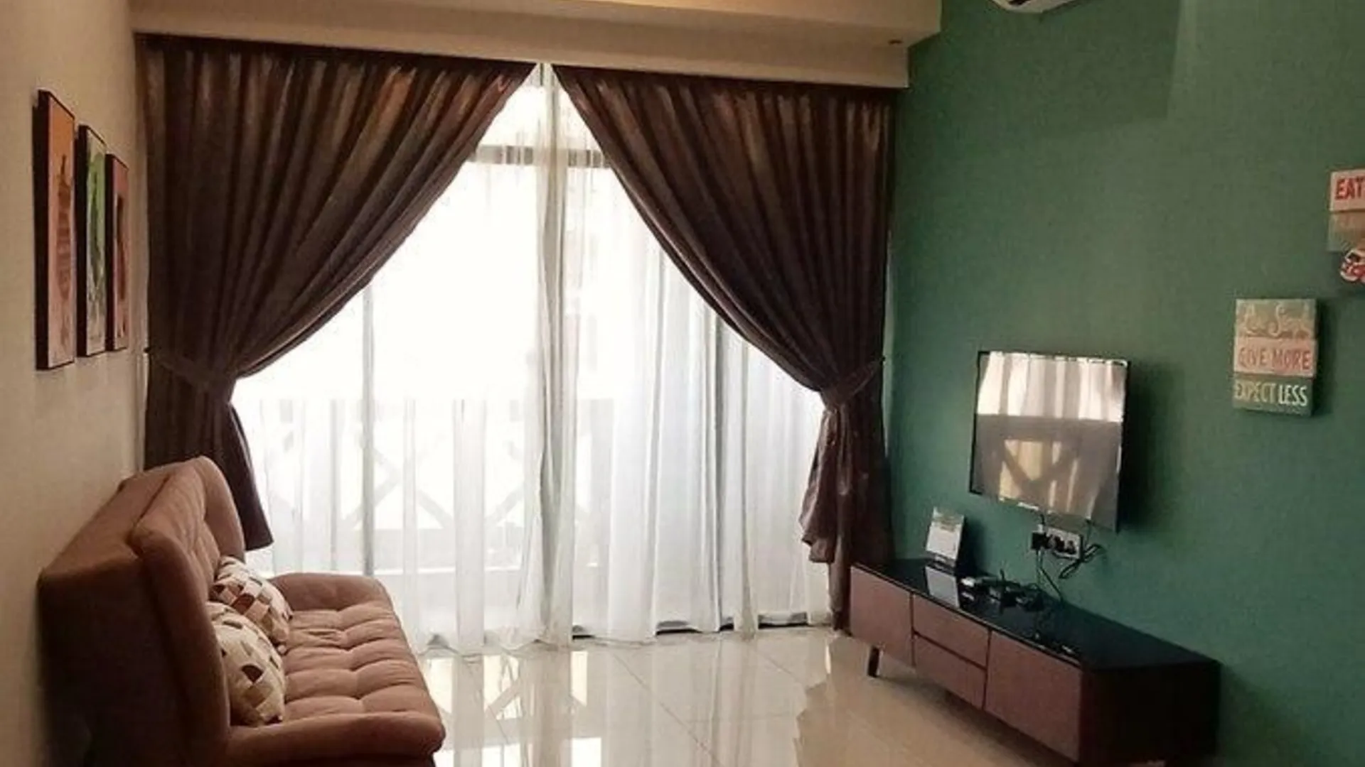 말라카 말라카 시내의 아파트먼트 (48m², 침실 1개, 프라이빗 욕실 1개) 5성급 게스트하우스 객실