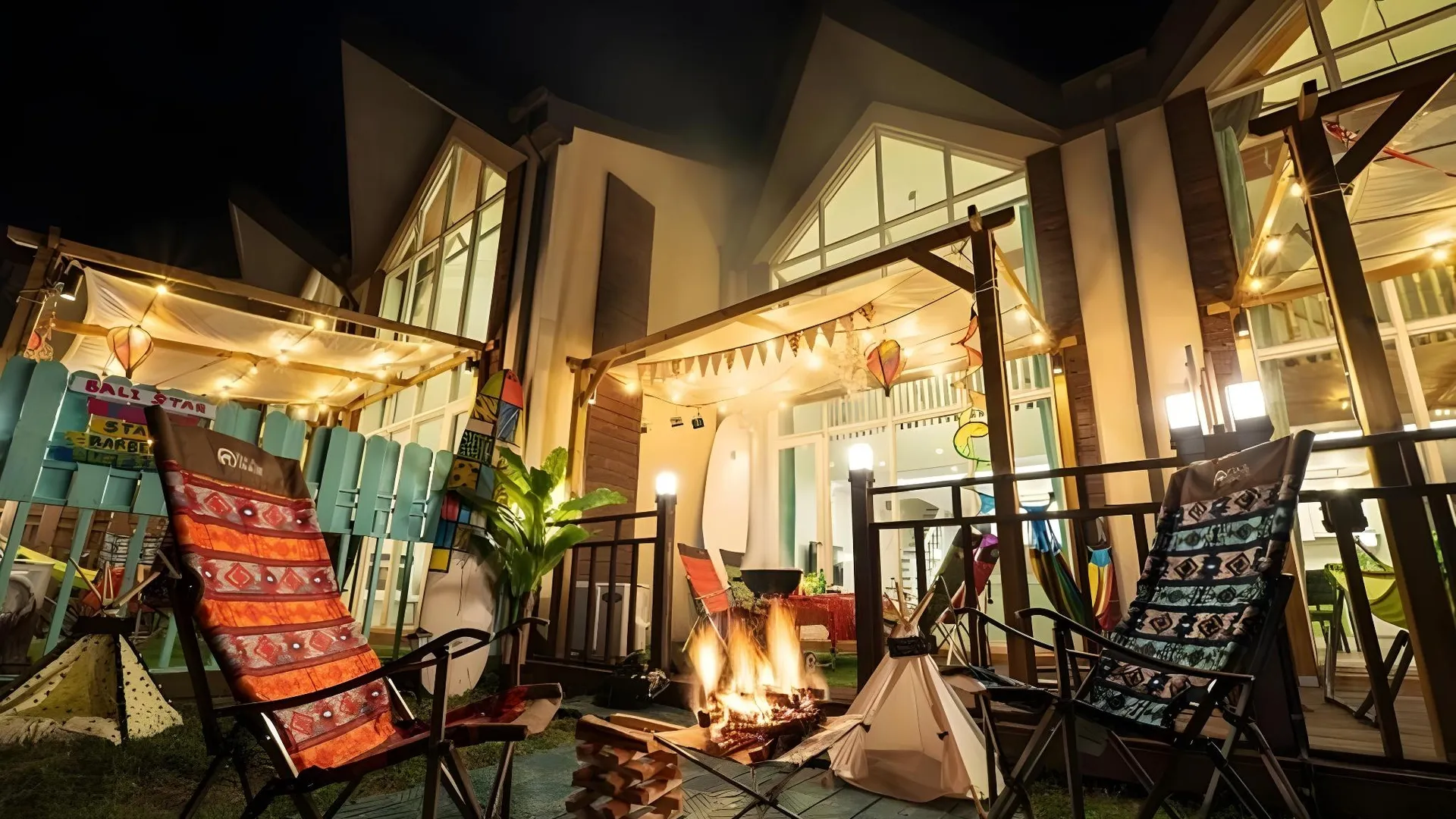 양양 양양캠프 발리별 3성급 게스트하우스 수영장