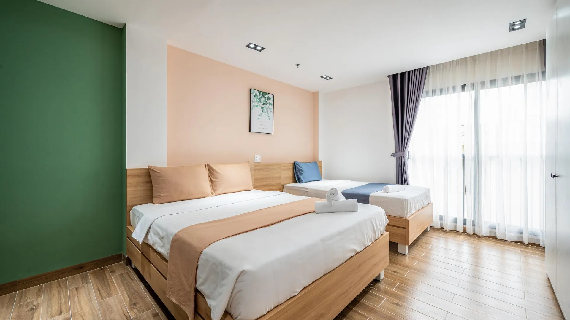 호치민 코즈룸 홈 - 데이지 하우스 4성급 호텔 객실