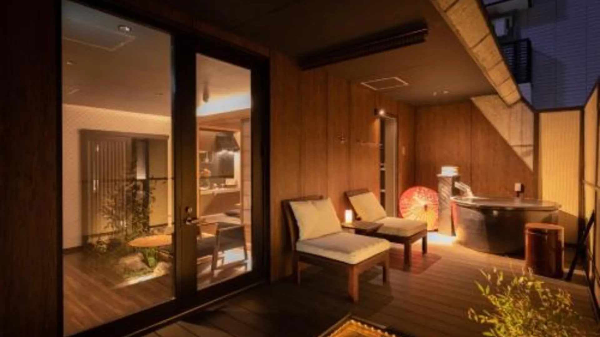 오사카 난바의 아파트먼트 (65m², 침실 2개, 프라이빗 욕실 1개) 5성급 게스트하우스 스위트룸