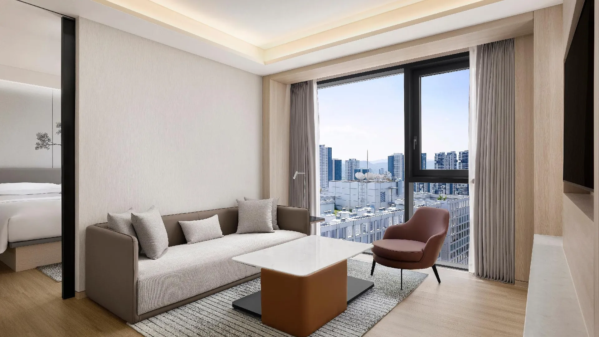 세종시 코트야드 바이 메리어트 세종 4성급 호텔 스위트룸