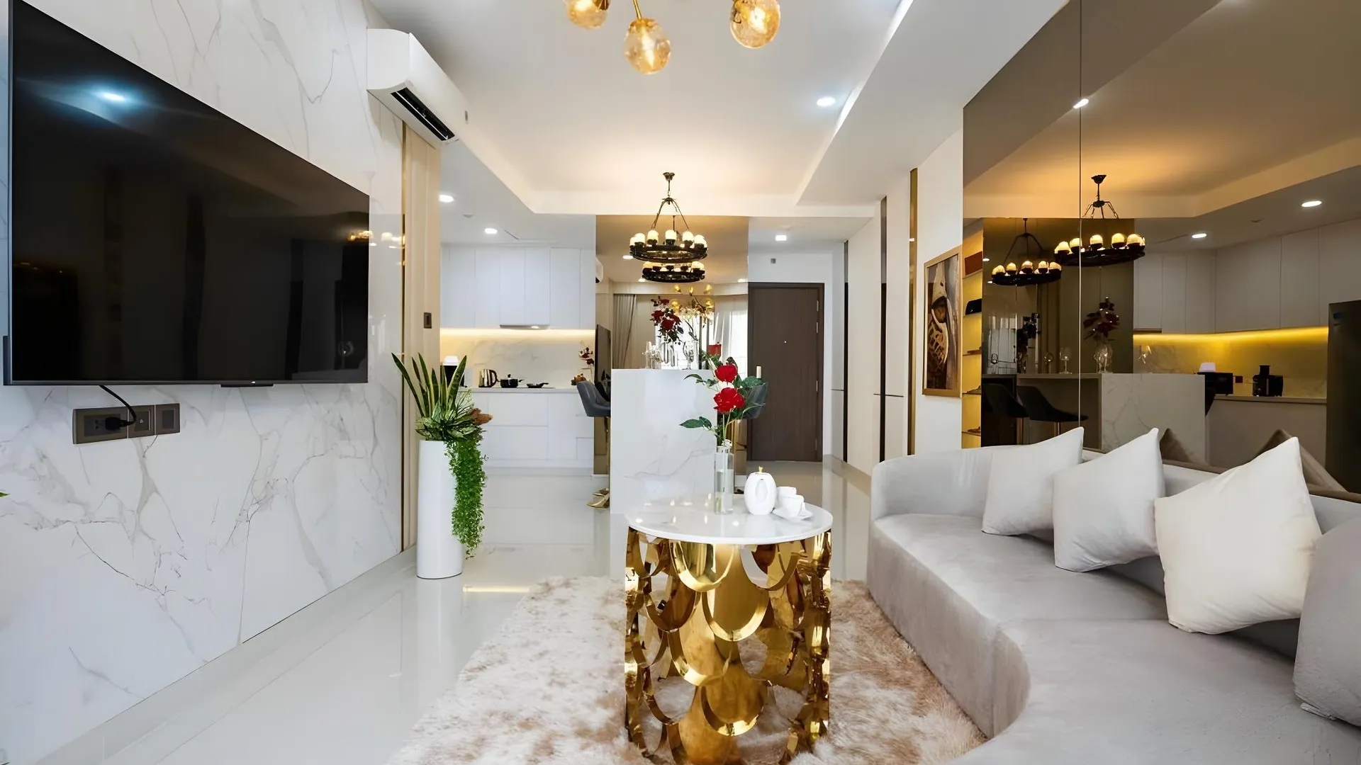 호치민 베스트 뷰 리버 - 리버 게이트 아파트먼트 4성급 게스트하우스 객실